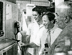 Thies-Jahn Knake, Norbert Heise und BM Ronald Seeger (v.li)